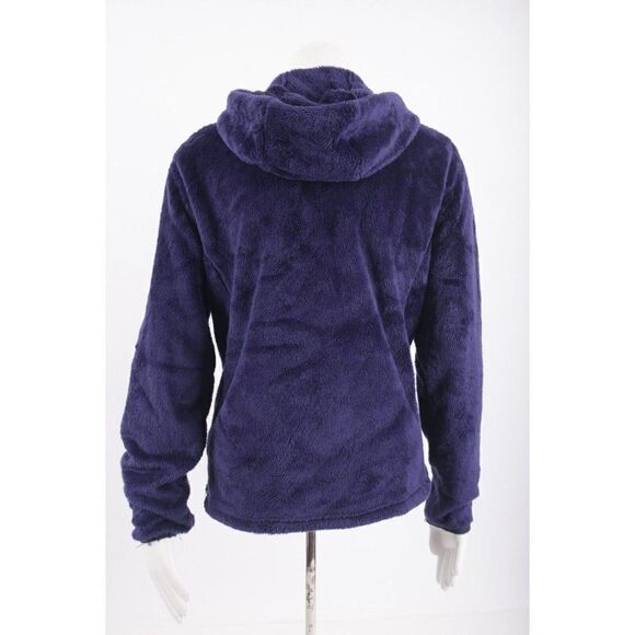 Merrell Womans Fleece Jacket Coat Soft cozy Size M Purple Hooded - Picture 4 of 6
